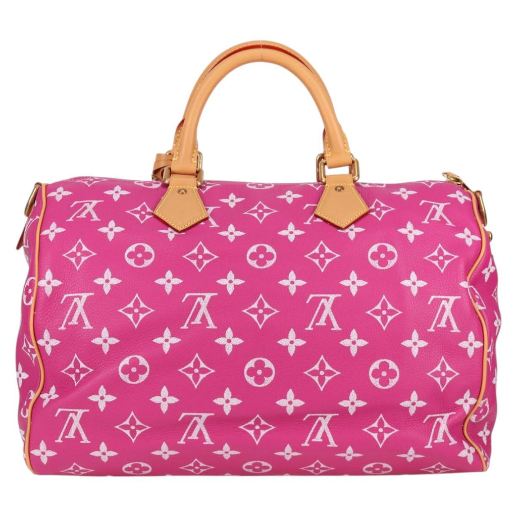 LOUIS VUITTON Monogram Speedy P9 Bandouliere 40 Bag Pink M11563 LV KD564SM