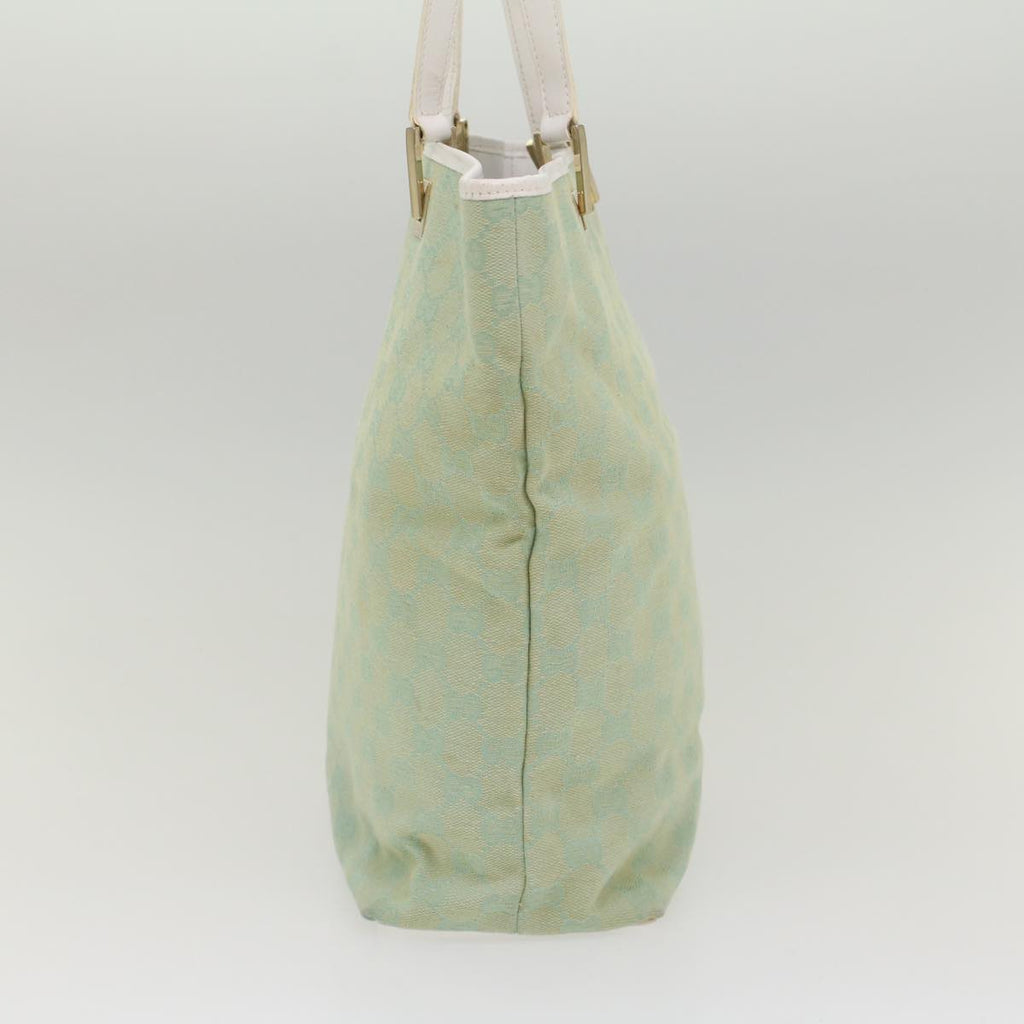 GUCCI GG Canvas Tote Bag Light Blue 002 1098 ki3541