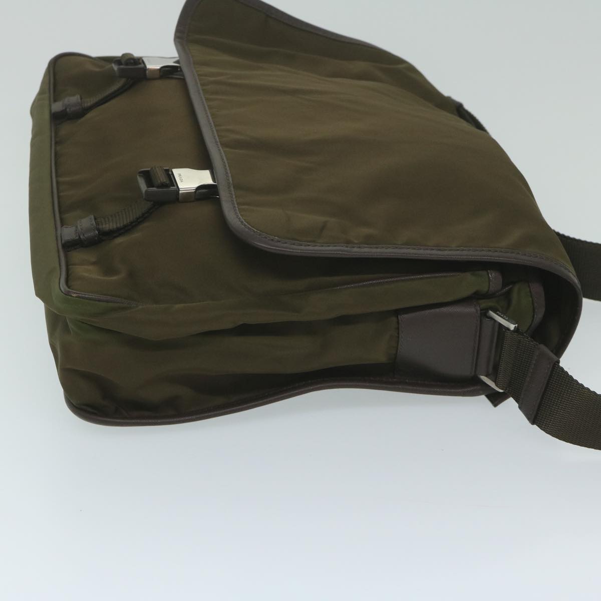 PRADA Shoulder Bag Nylon Khaki ki4039