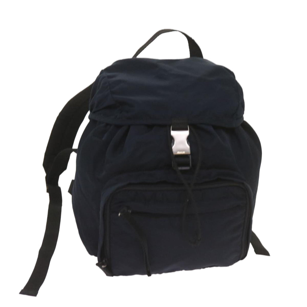 PRADA Backpack Nylon Navy ki4230