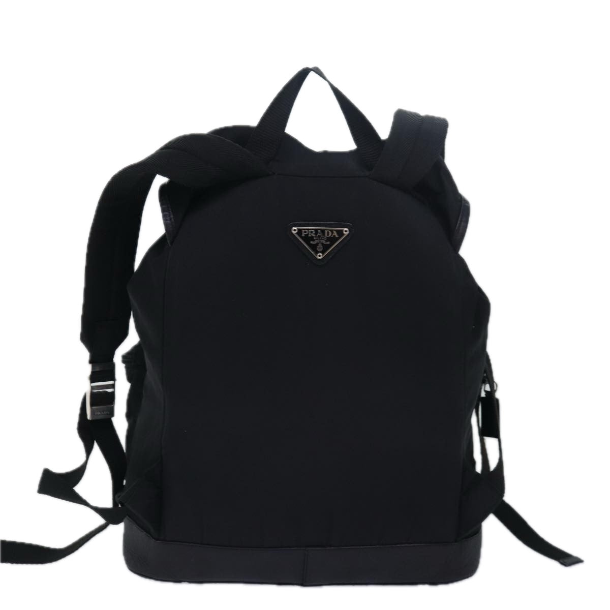 PRADA Backpack Nylon Black ki4596