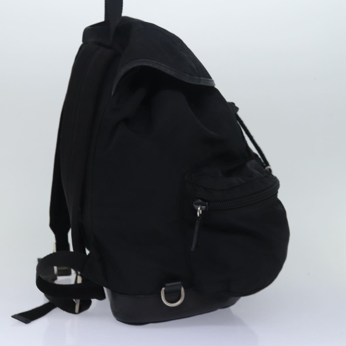 PRADA Backpack Nylon Black ki4596