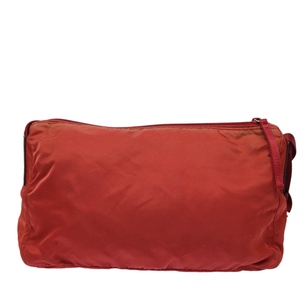 PRADA Shoulder Bag Nylon Red ki4713