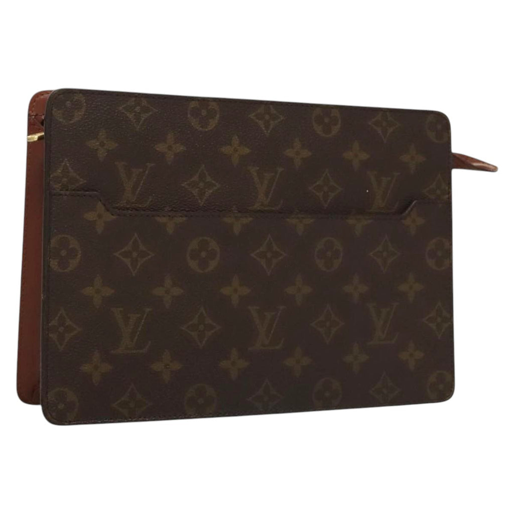 LOUIS VUITTON Monogram Pochette Homme Clutch Bag M51795 LV ki5585