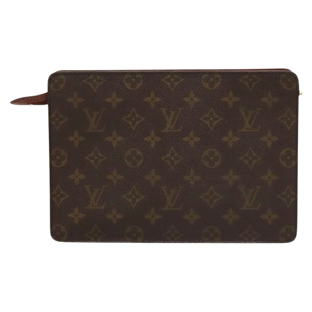 LOUIS VUITTON Monogram Pochette Homme Clutch Bag M51795 LV ki5585