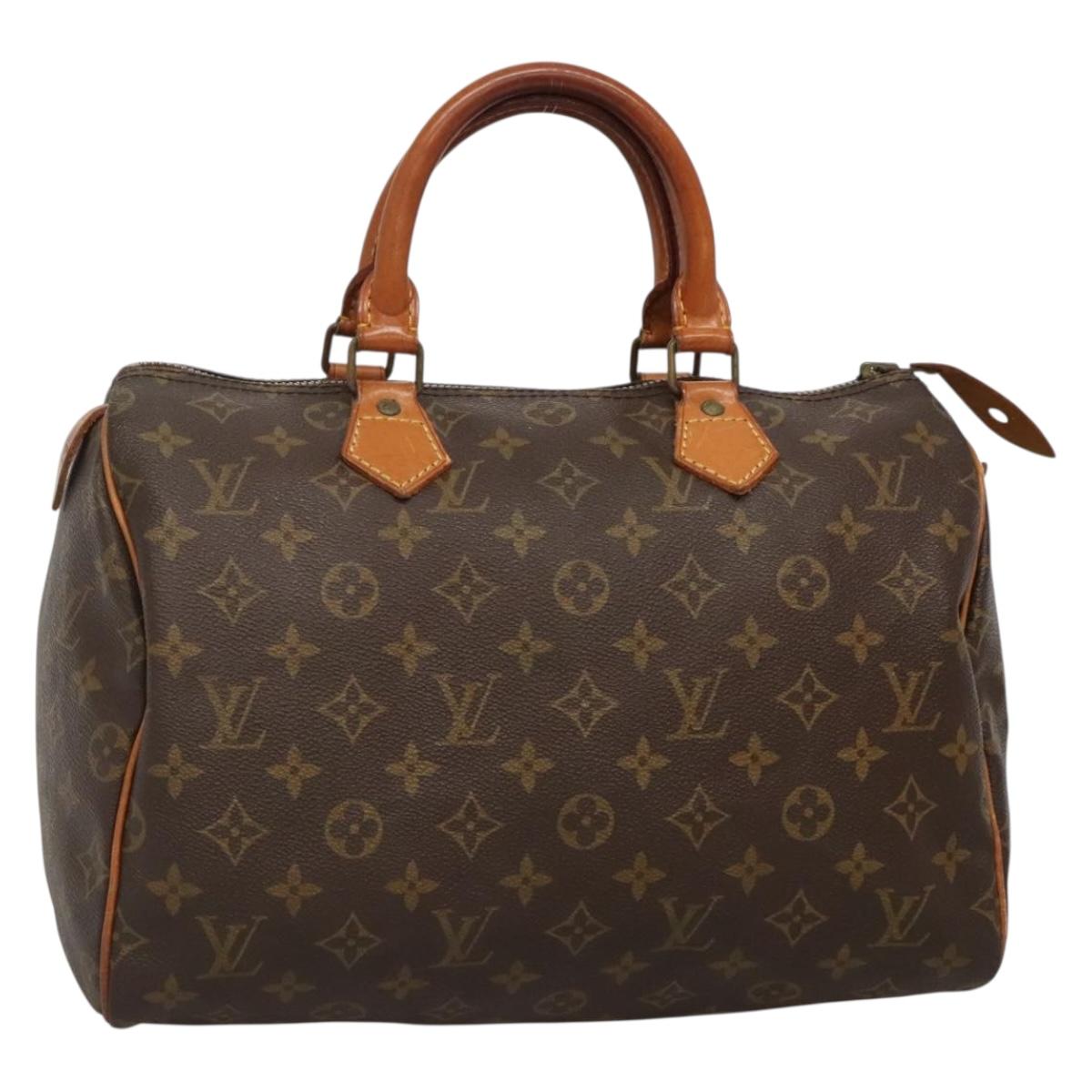 LOUIS VUITTON Monogram Speedy 30 Hand Bag M41526 LV ki5938