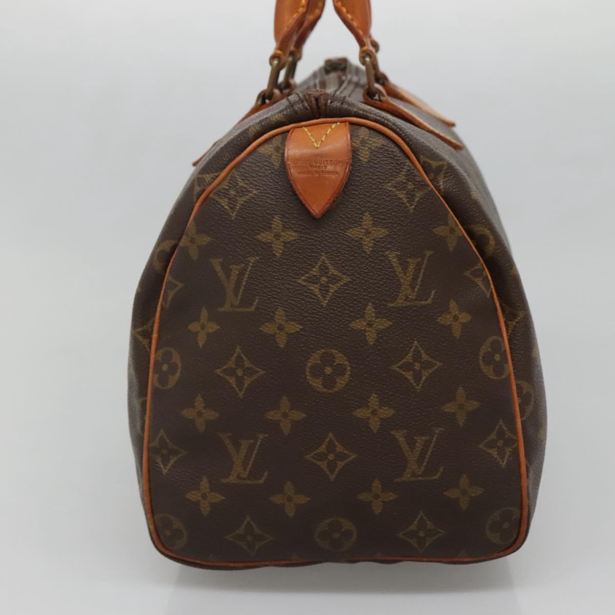 LOUIS VUITTON Monogram Speedy 30 Hand Bag M41526 LV ki5938
