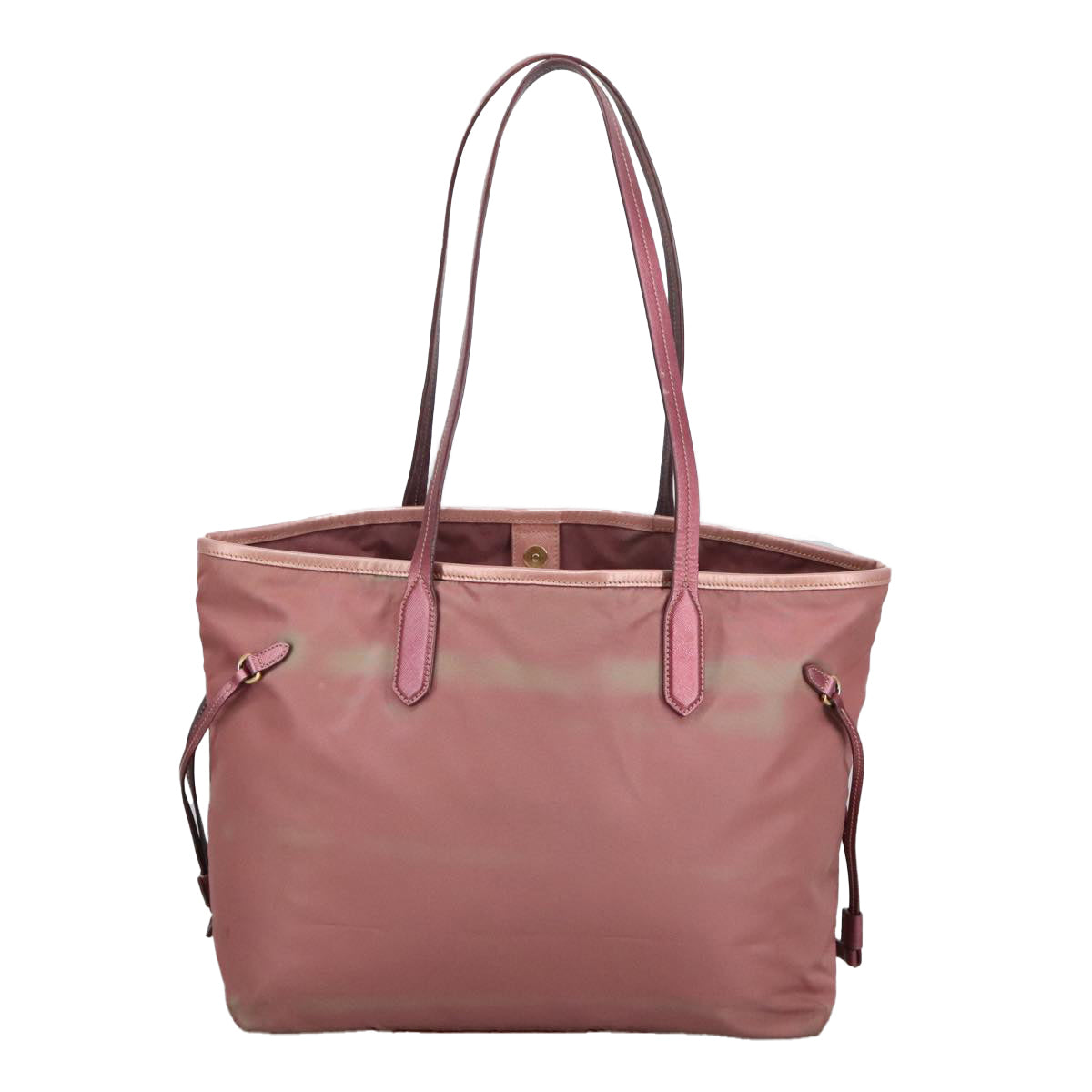 PRADA Tote Bag Nylon Pink Gold kk387