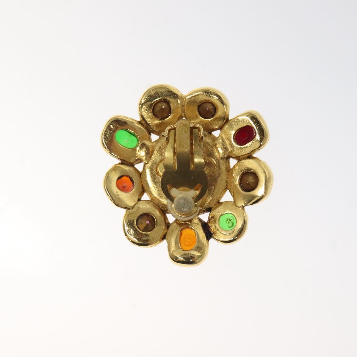 CHANEL Gripoa Earring metal Gold CC kk494