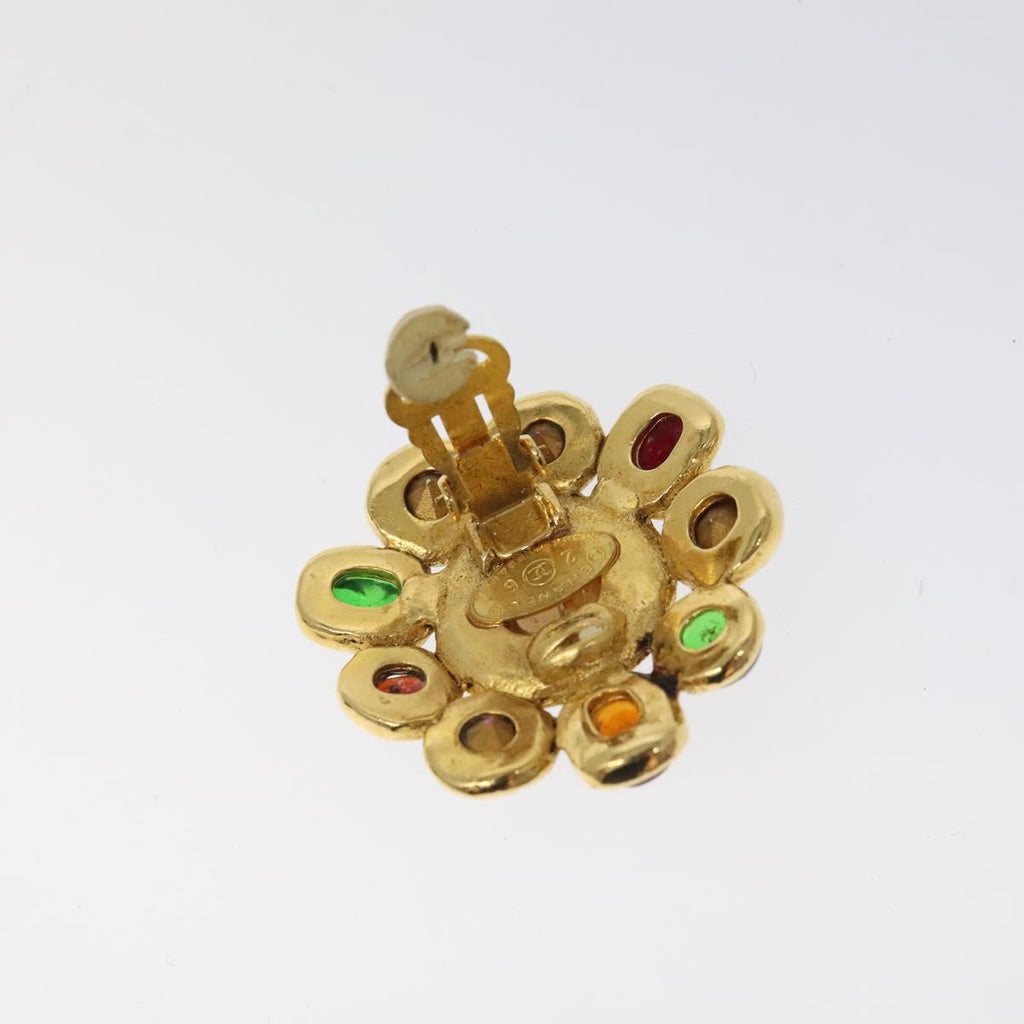 CHANEL Gripoa Earring metal Gold CC kk494