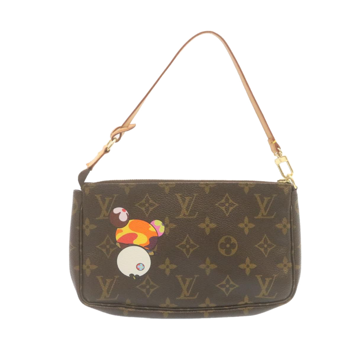 LOUIS VUITTON Monogram Panda Pochette Accessoires Pouch M51981 LV lt317