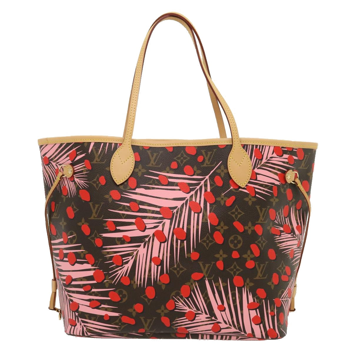 LOUIS VUITTON Monogram Jungle Dot Neverfull MM Tote Bag M41979 LV 67490SV