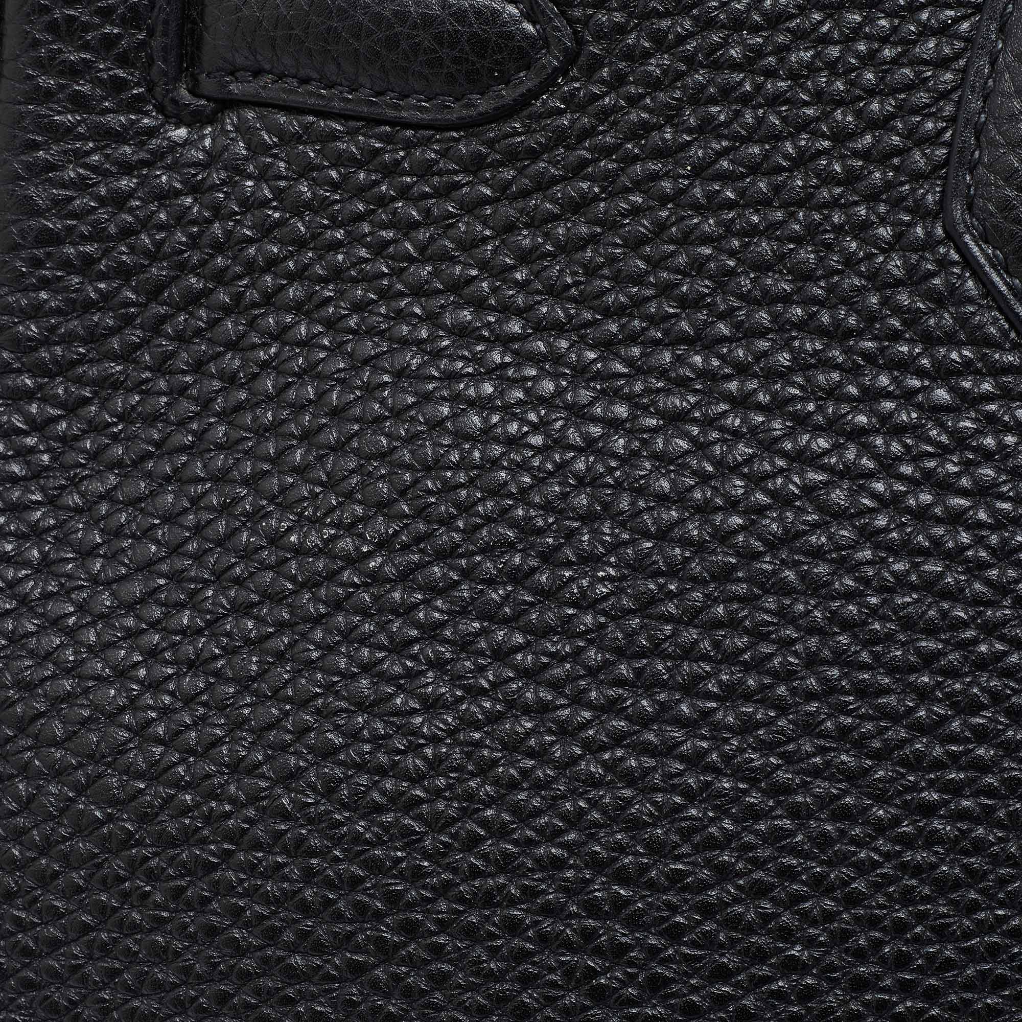 Hermes Black Togo Leather Gold Finish Birkin 35 Bag