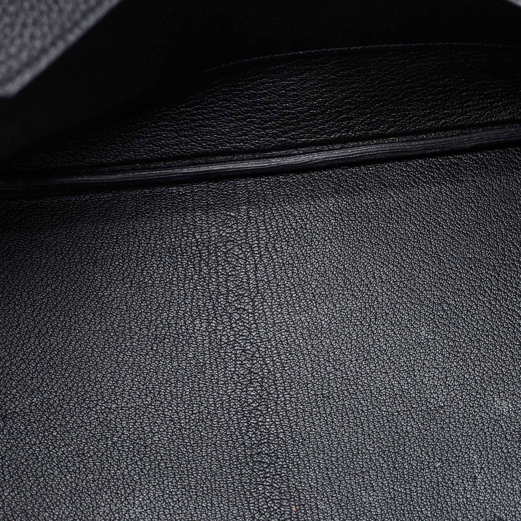 Hermes Black Togo Leather Gold Finish Birkin 35 Bag