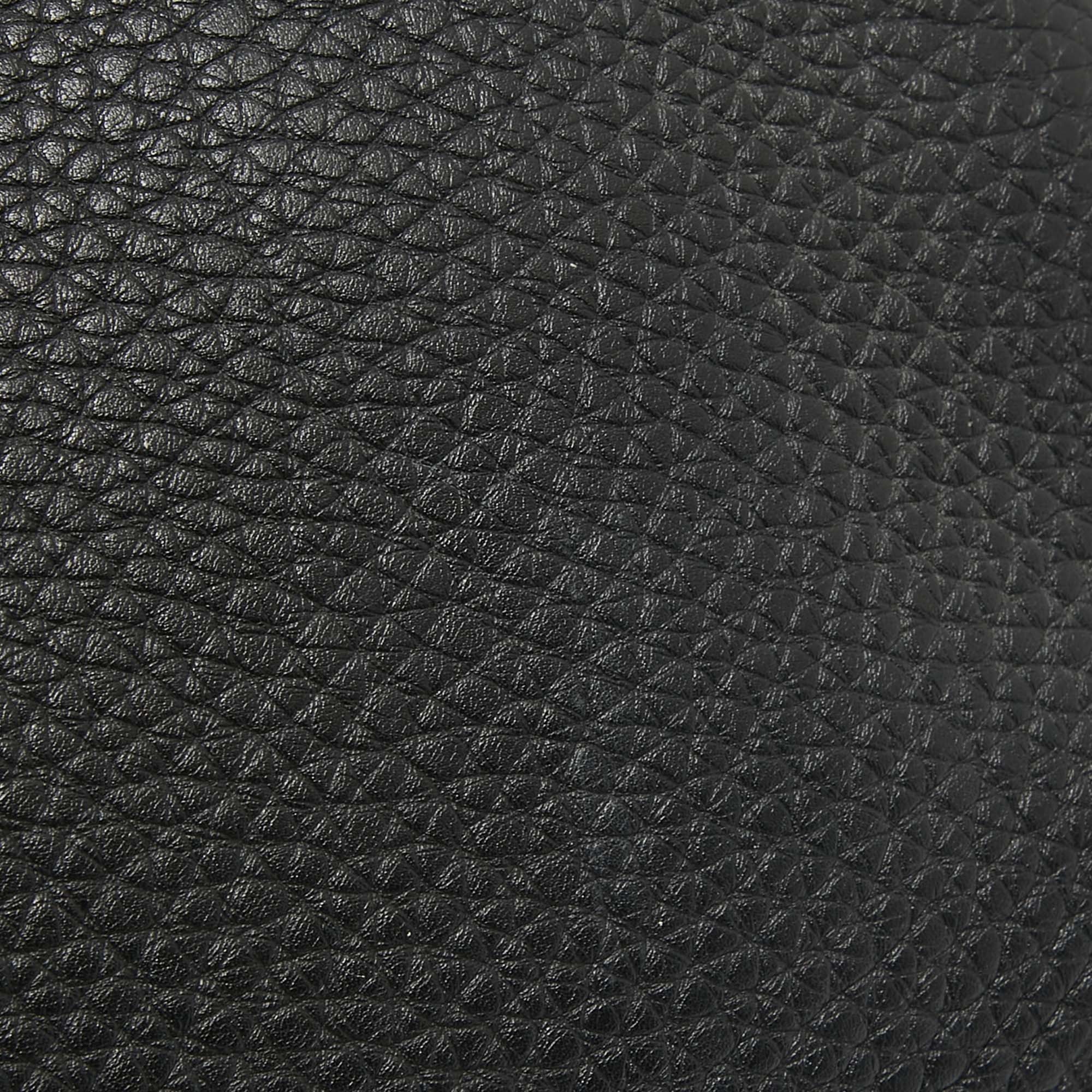 HERMES Noir Togo Leather Gold Finish Birkin 35 Bag