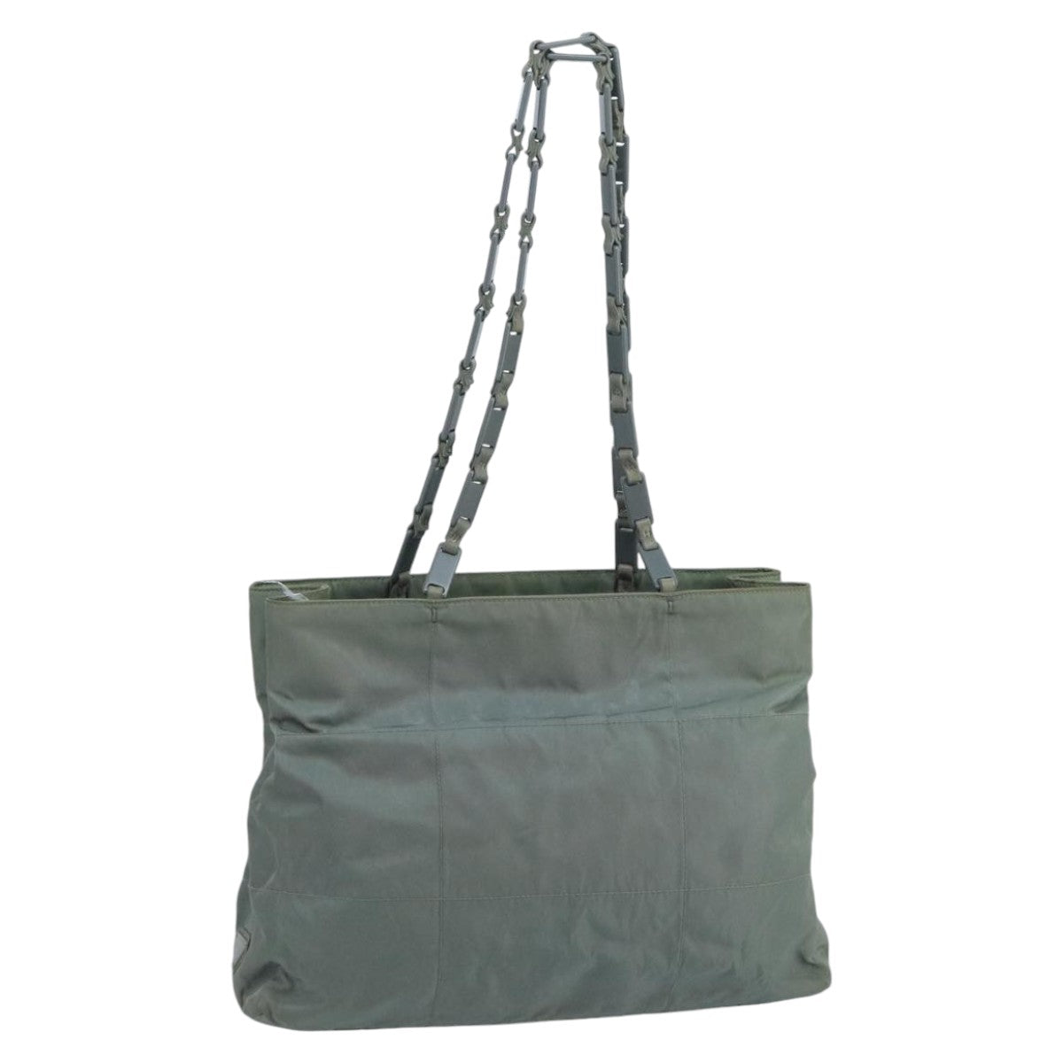 PRADA Tote Bag Nylon Gray mr715