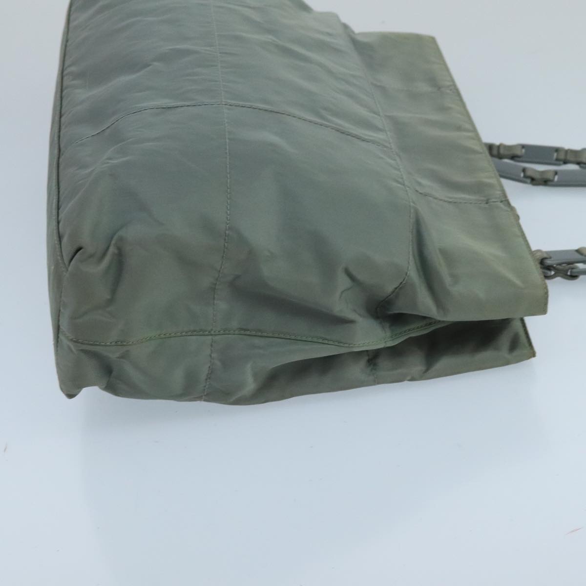 PRADA Tote Bag Nylon Gray mr715