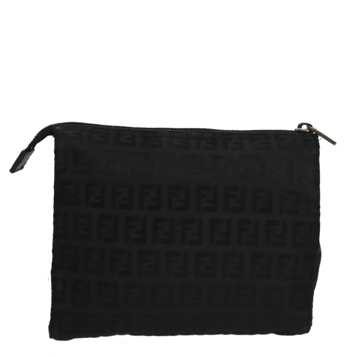 FENDI Zucchino Canvas Pouch Black mr924