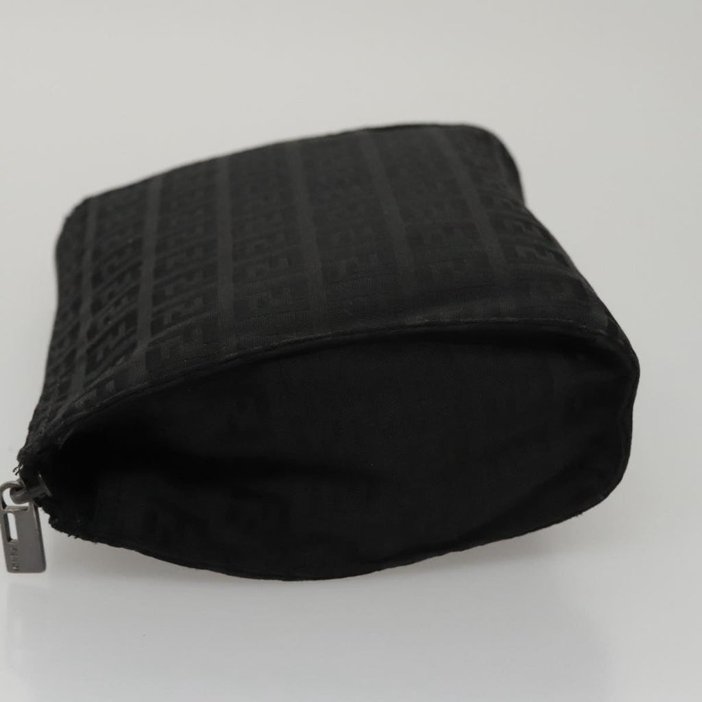 FENDI Zucchino Canvas Pouch Black mr924