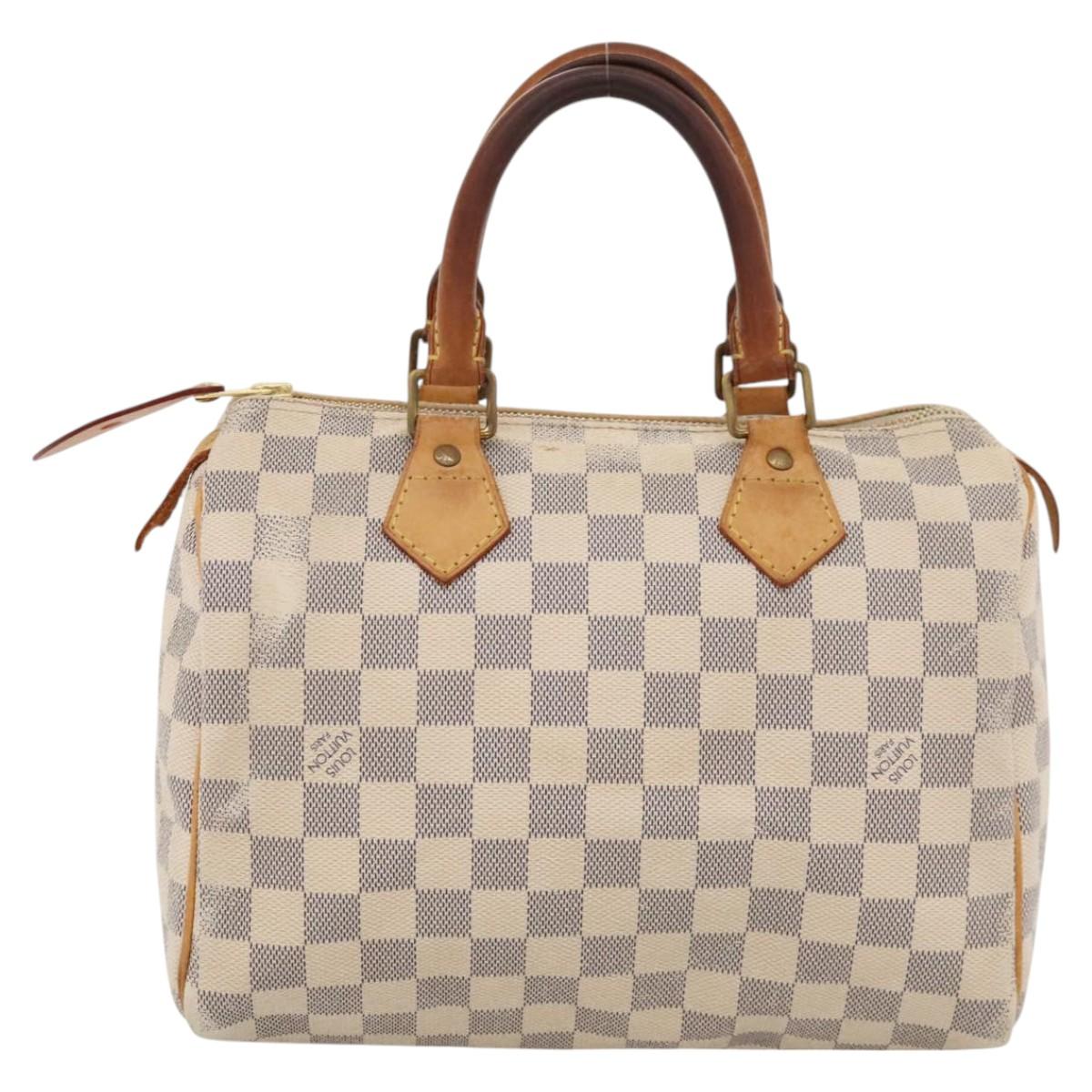 LOUIS VUITTON Damier Azur Speedy 25 Hand Bag N41534 LV MX115