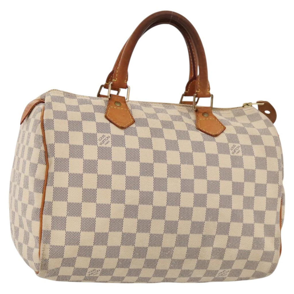 LOUIS VUITTON Damier Azur Speedy 30 Hand Bag N41533 LV MX128