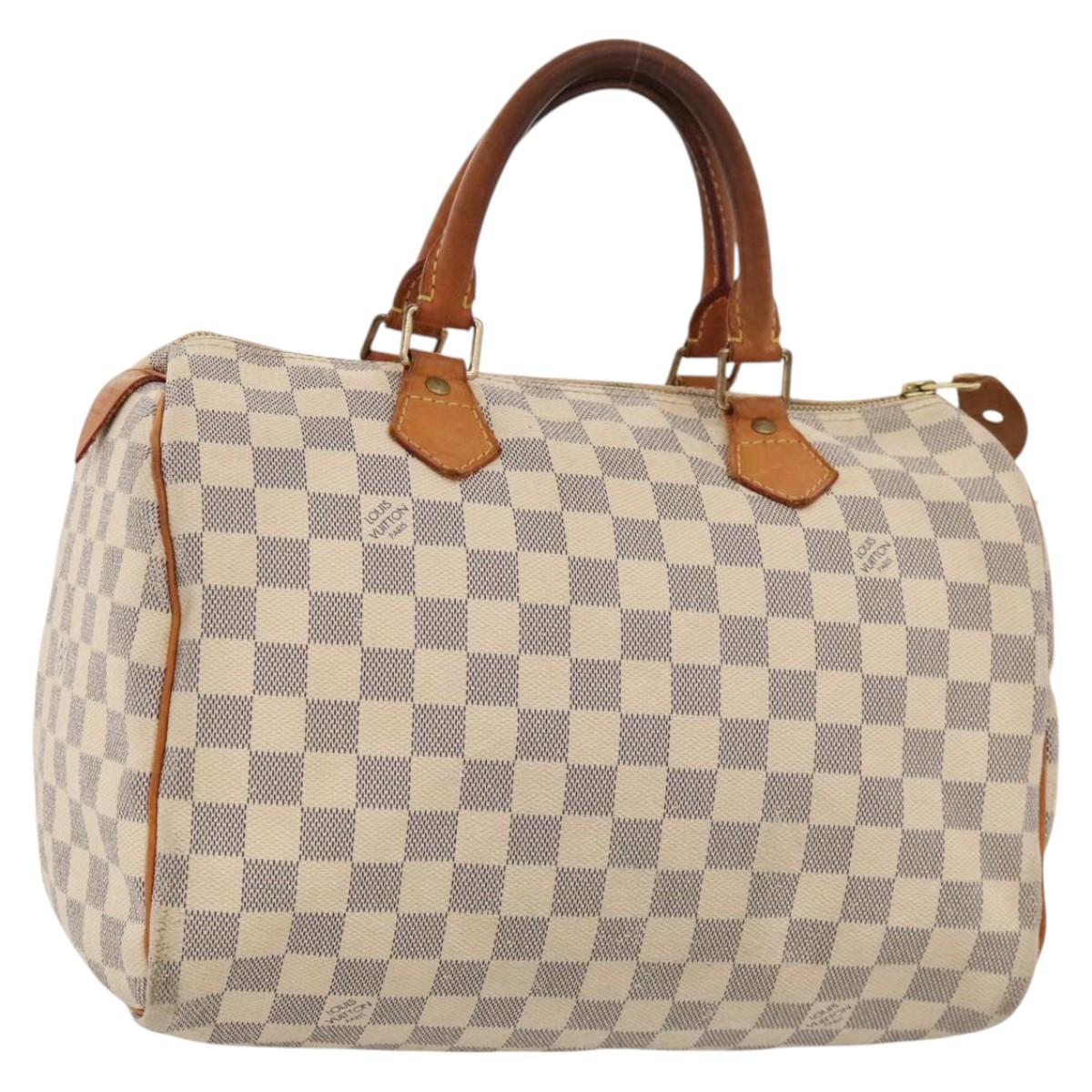 LOUIS VUITTON Damier Azur Speedy 30 Hand Bag N41533 LV MX128