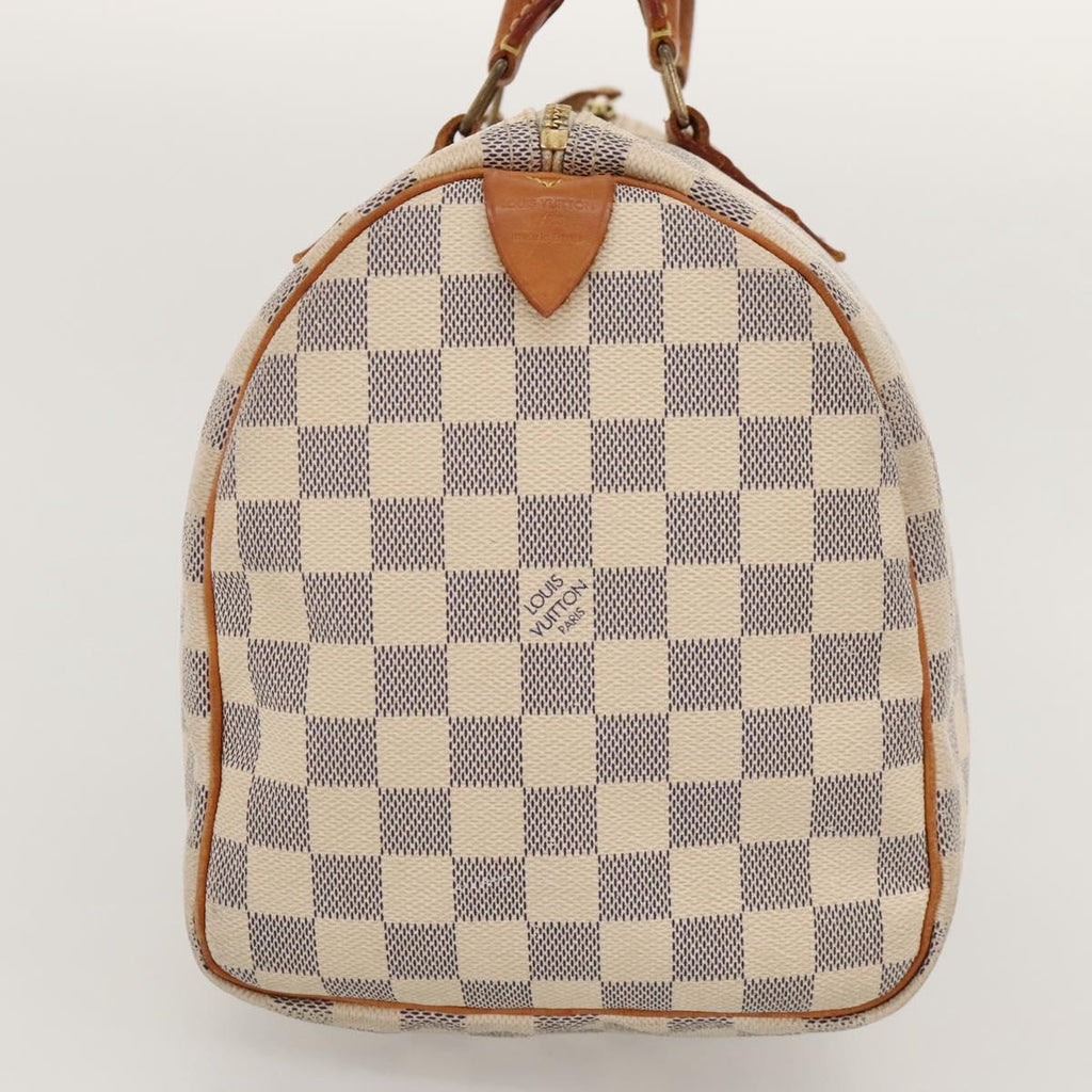 LOUIS VUITTON Damier Azur Speedy 30 Hand Bag N41533 LV MX128