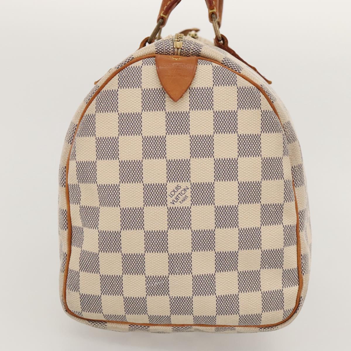 LOUIS VUITTON Damier Azur Speedy 30 Hand Bag N41533 LV MX128