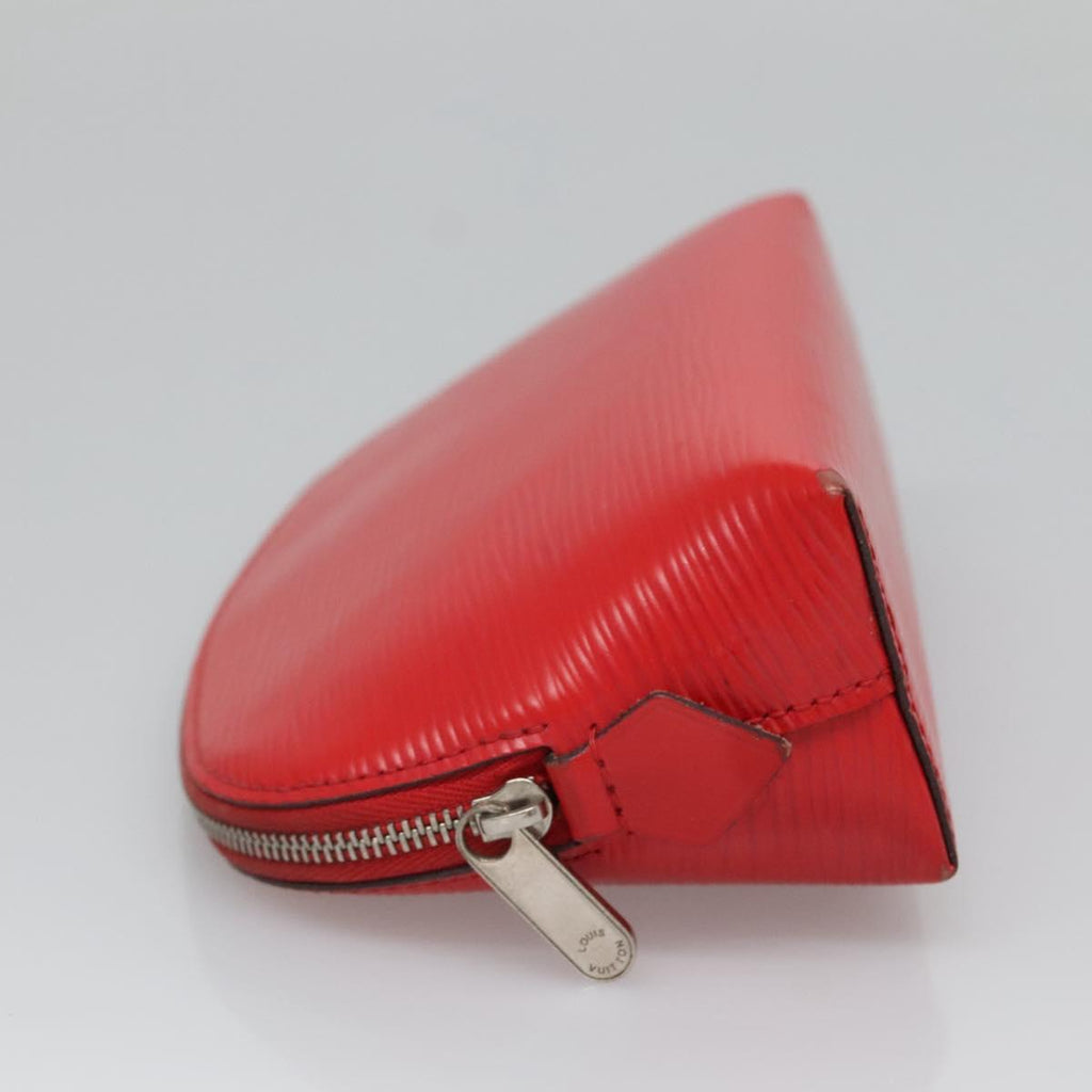LOUIS VUITTON Epi Pochette Cosmetic PM Pouch Red M41114 LV MX388
