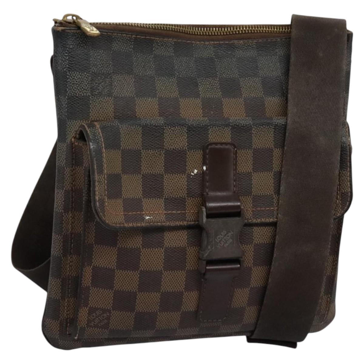 LOUIS VUITTON Damier Ebene Pochette Merwiel Shoulder Bag N51127 LV nb153