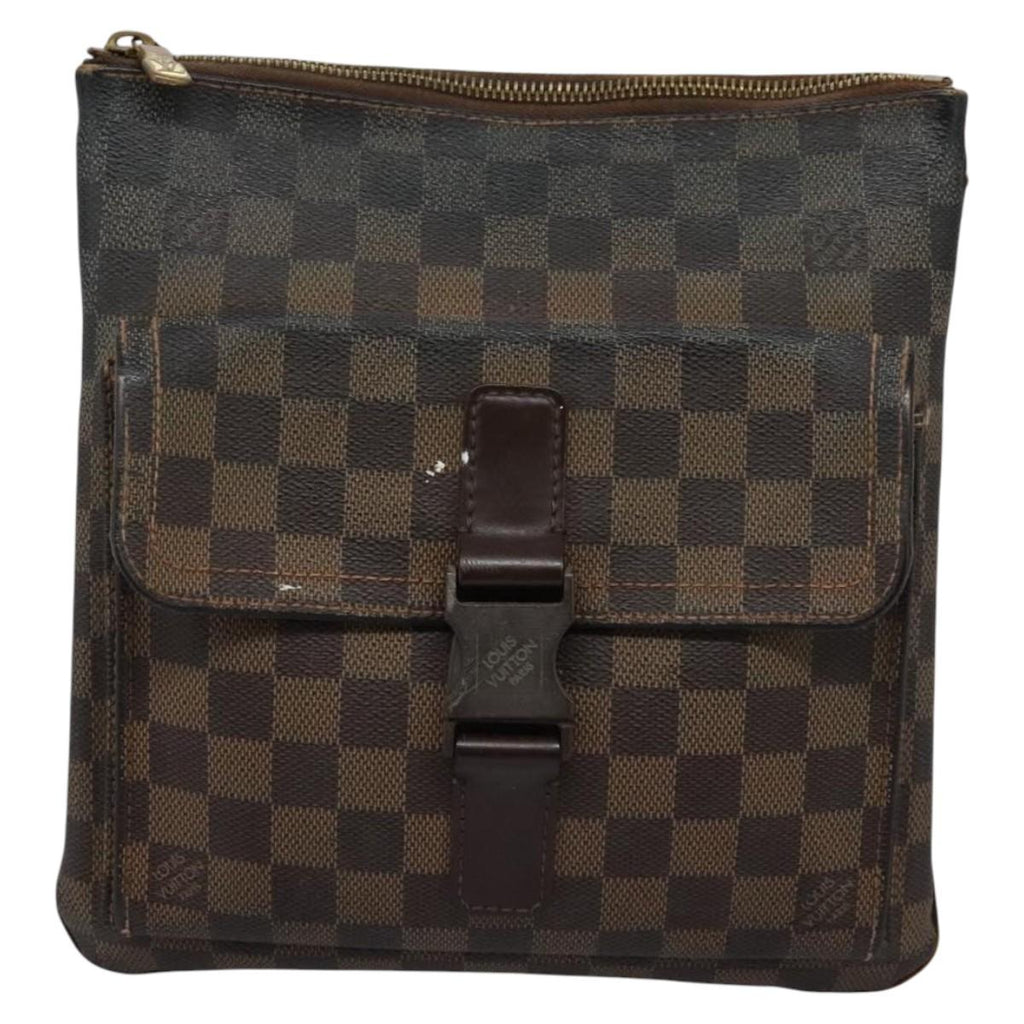LOUIS VUITTON Damier Ebene Pochette Merwiel Shoulder Bag N51127 LV nb153