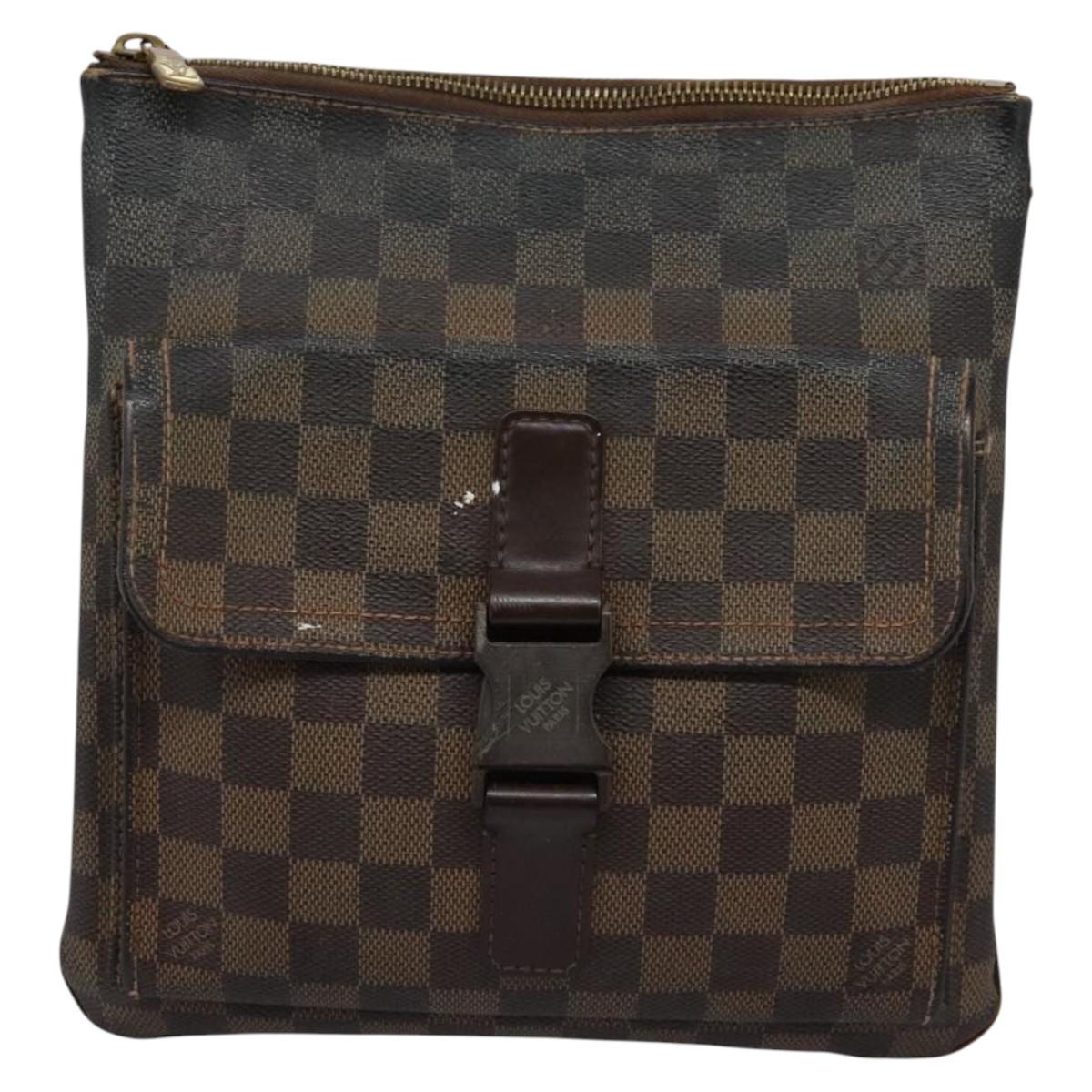 LOUIS VUITTON Damier Ebene Pochette Merwiel Shoulder Bag N51127 LV nb153