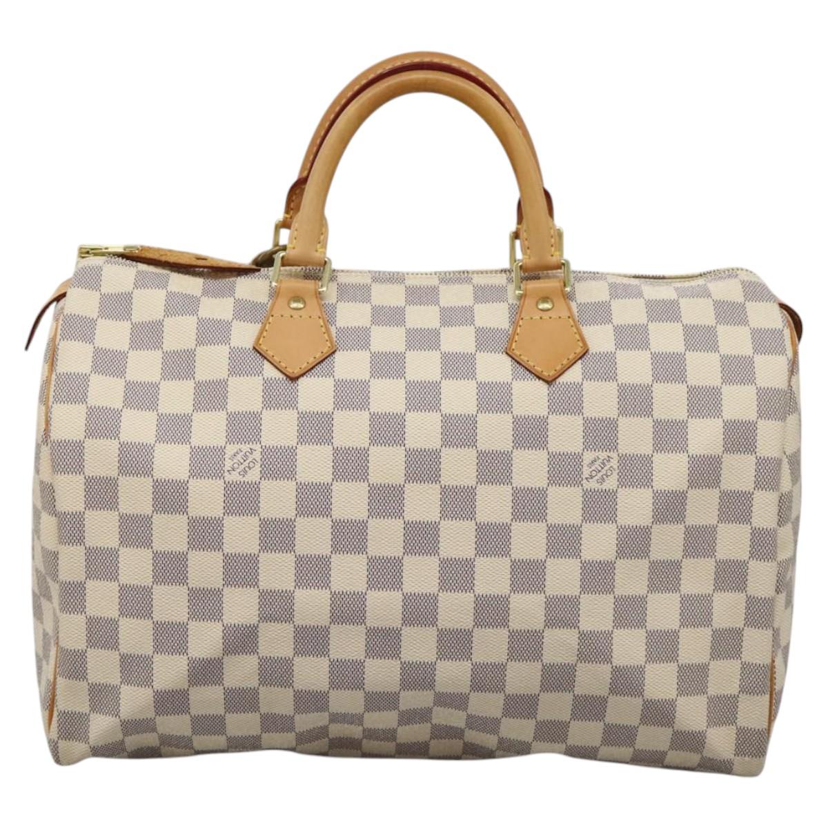 LOUIS VUITTON Damier Azur Speedy 35 Hand Bag N41535 LV PP364AV
