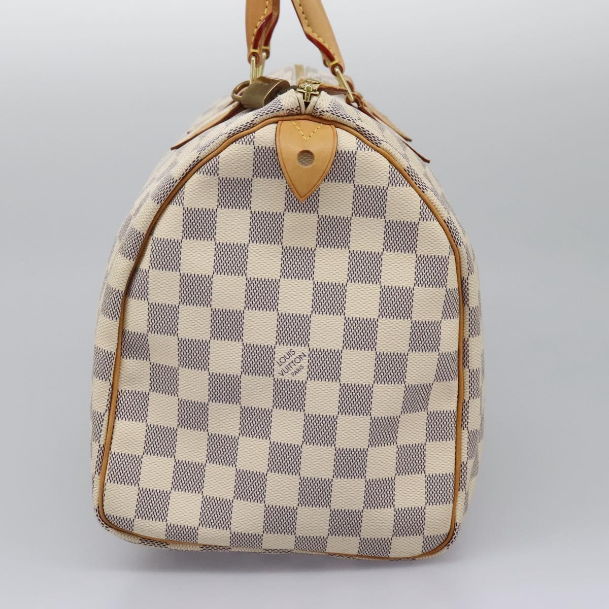 LOUIS VUITTON Damier Azur Speedy 35 Hand Bag N41535 LV PP364AV