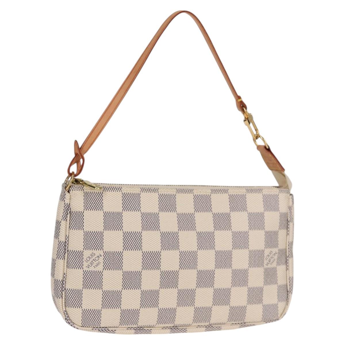 LOUIS VUITTON Damier Azur Pochette Accessoires Pouch N51986 LV PP469AM