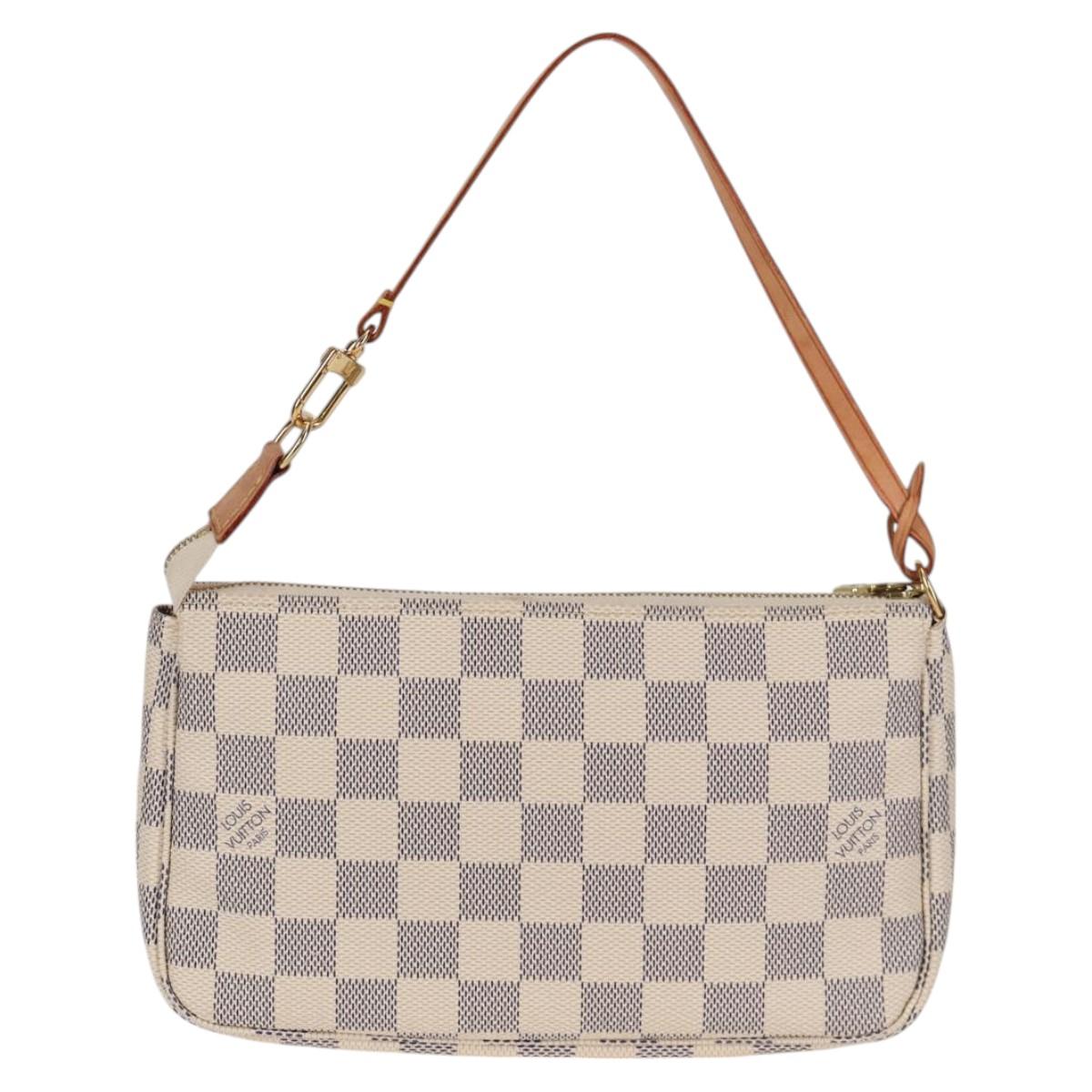 LOUIS VUITTON Damier Azur Pochette Accessoires Pouch N51986 LV PP469AM