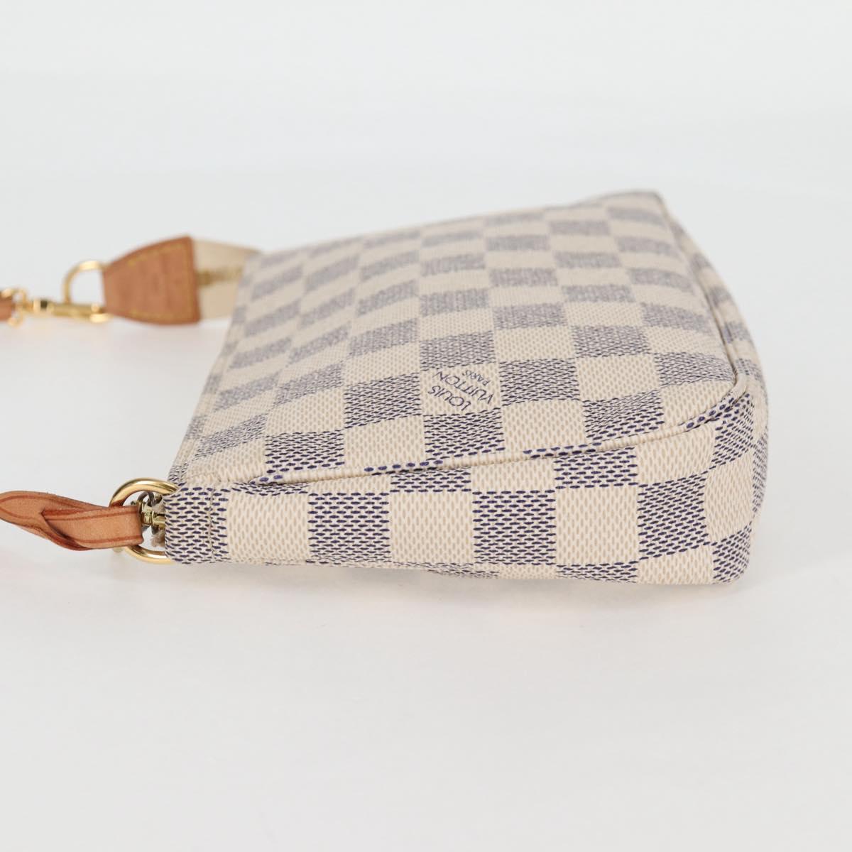 LOUIS VUITTON Damier Azur Pochette Accessoires Pouch N51986 LV PP469AM