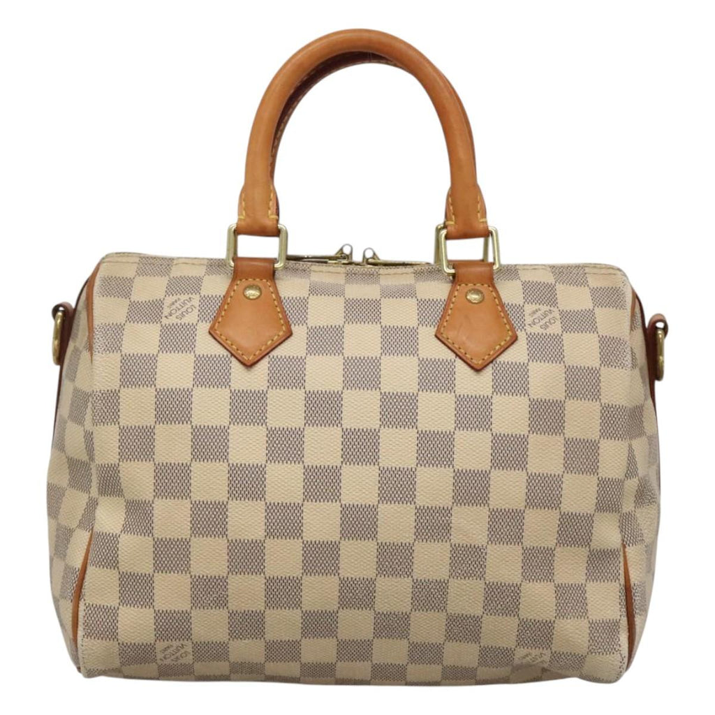 LOUIS VUITTON Damier Azur Speedy Bandouliere 25 Hand Bag N41000 LV PP503