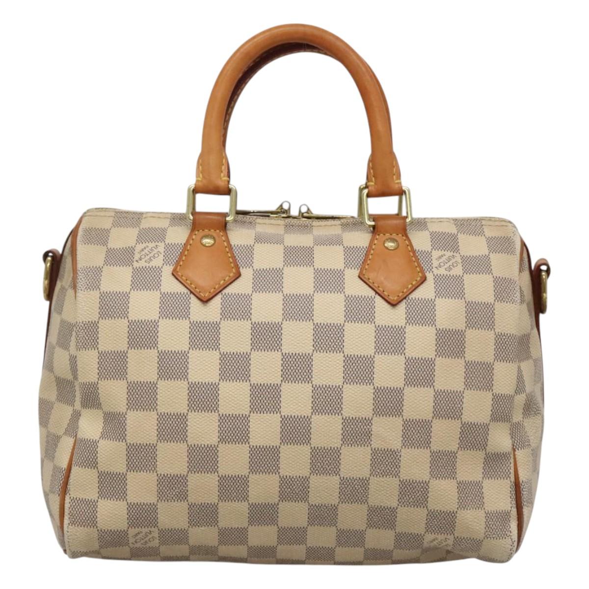 LOUIS VUITTON Damier Azur Speedy Bandouliere 25 Hand Bag N41000 LV PP503