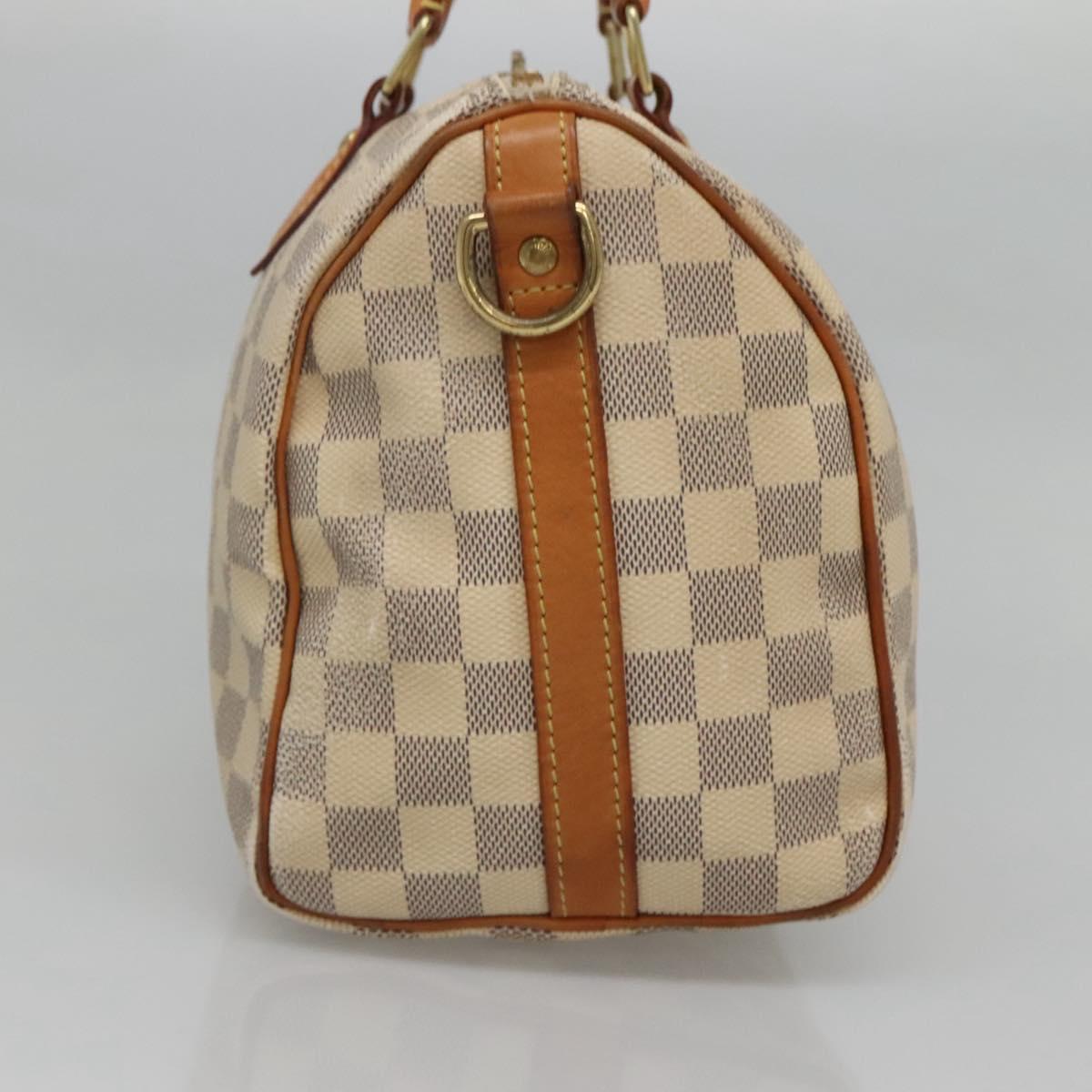 LOUIS VUITTON Damier Azur Speedy Bandouliere 25 Hand Bag N41000 LV PP503