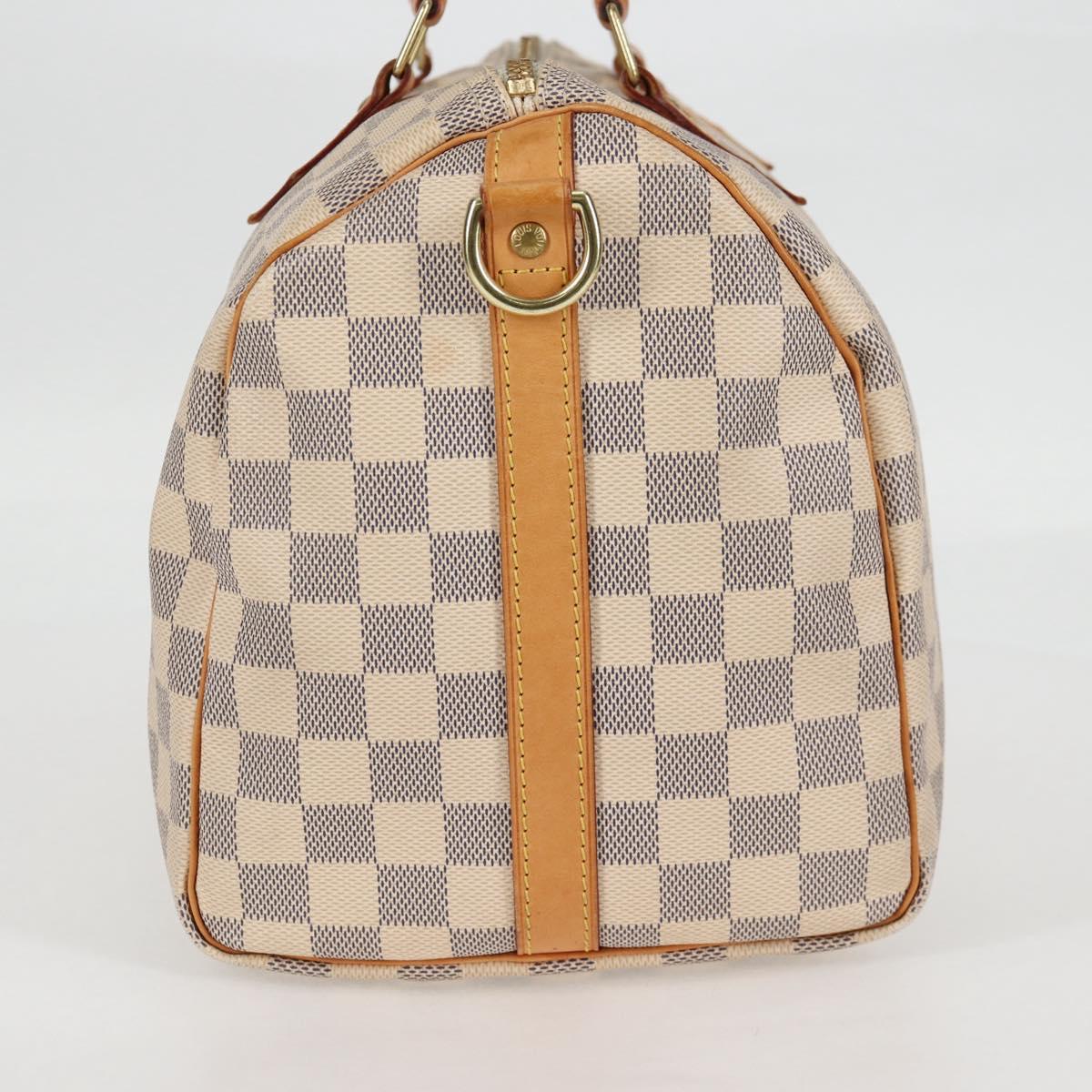 LOUIS VUITTON Damier Azur Speedy Bandouliere 30 Hand Bag 2way N41052 PP504A