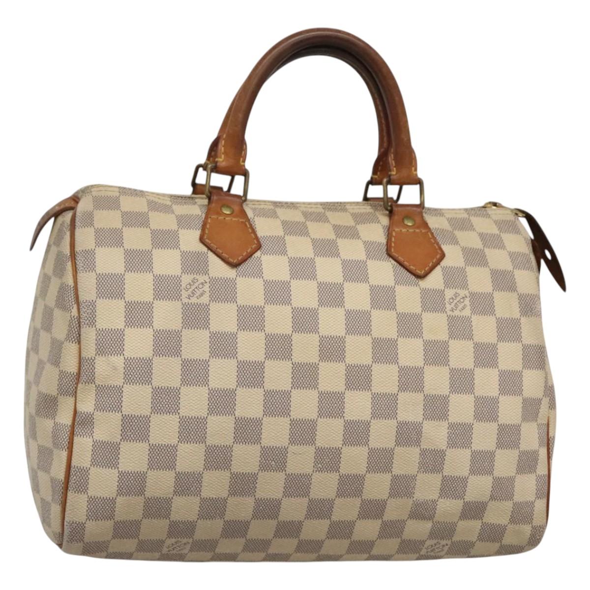 LOUIS VUITTON Damier Azur Speedy 30 Hand Bag N41533 LV PP506