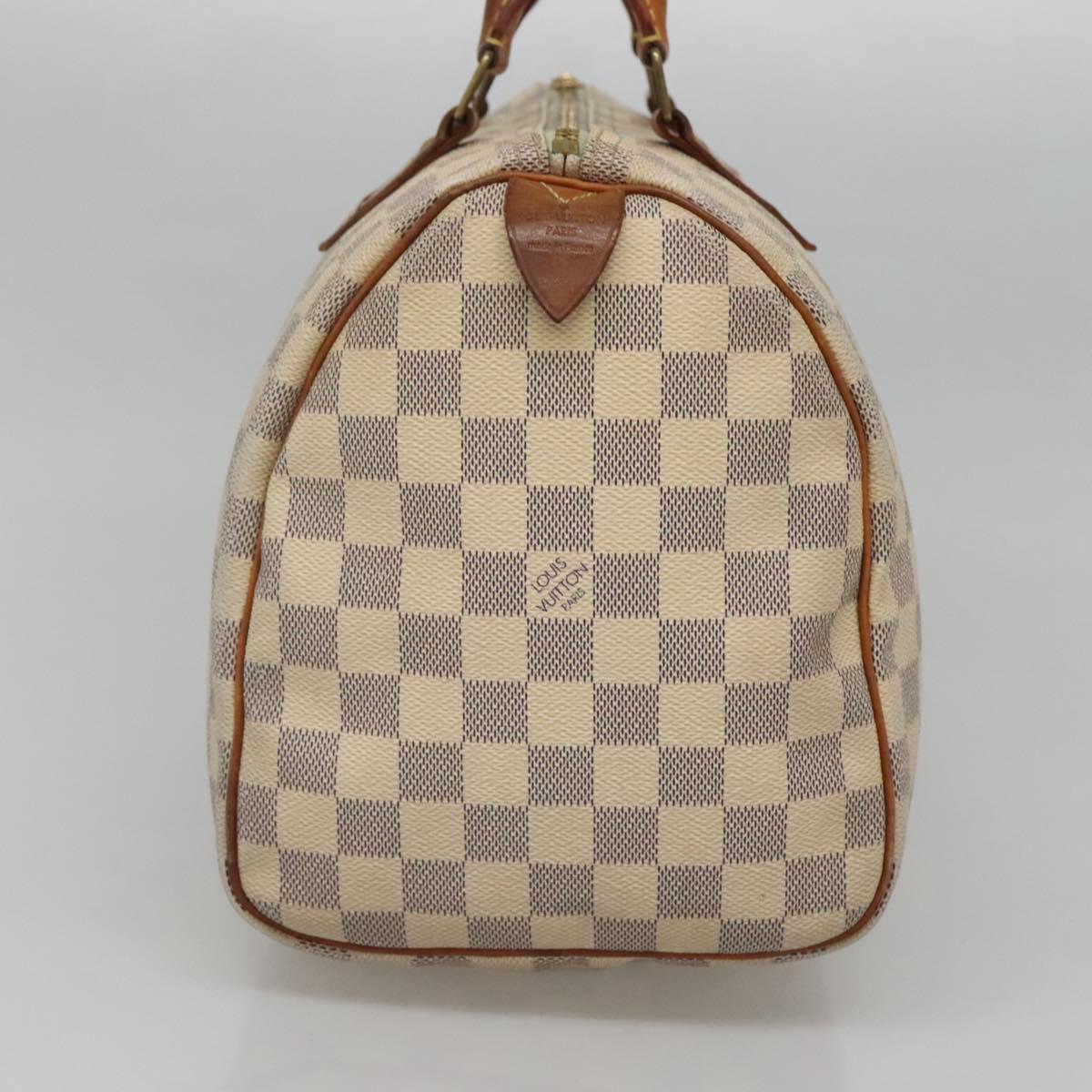 LOUIS VUITTON Damier Azur Speedy 30 Hand Bag N41533 LV PP506
