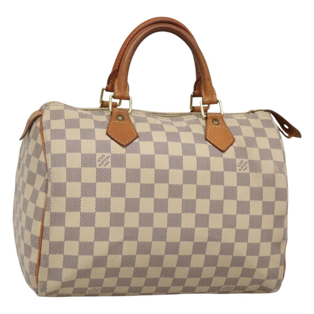 LOUIS VUITTON Damier Azur Speedy 30 Hand Bag N41533 LV PP508