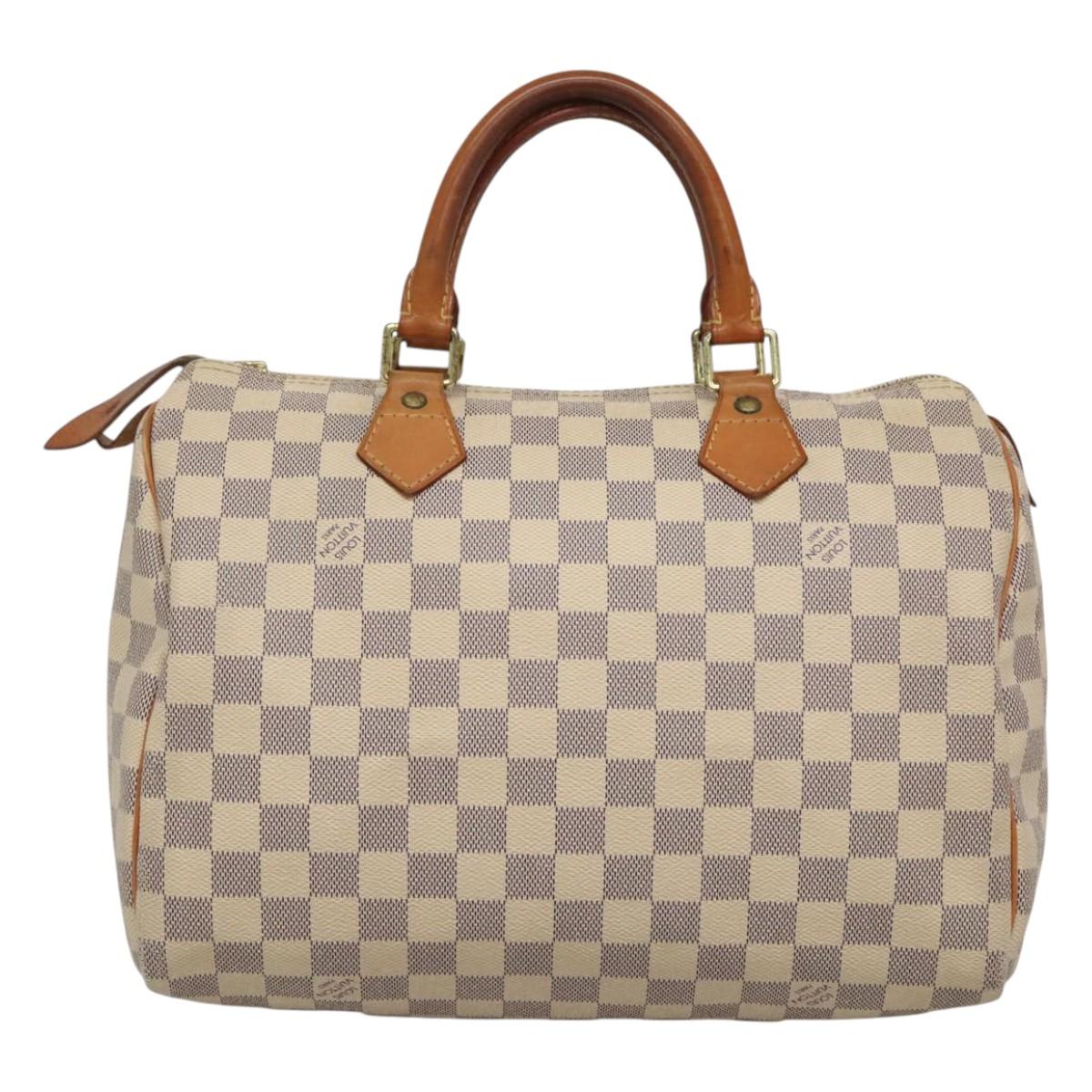 LOUIS VUITTON Damier Azur Speedy 30 Hand Bag N41533 LV PP508