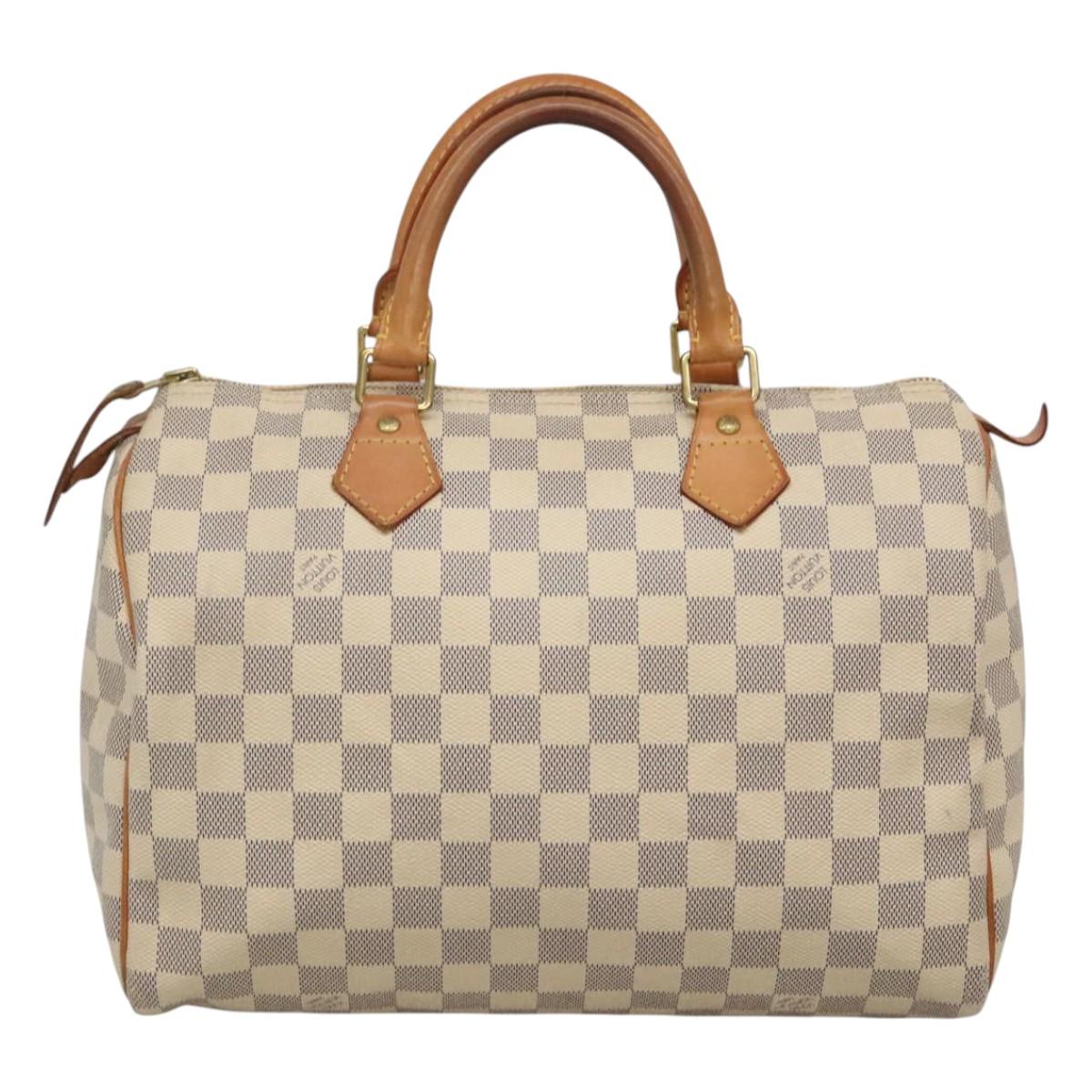 LOUIS VUITTON Damier Azur Speedy 30 Hand Bag N41533 LV PP510