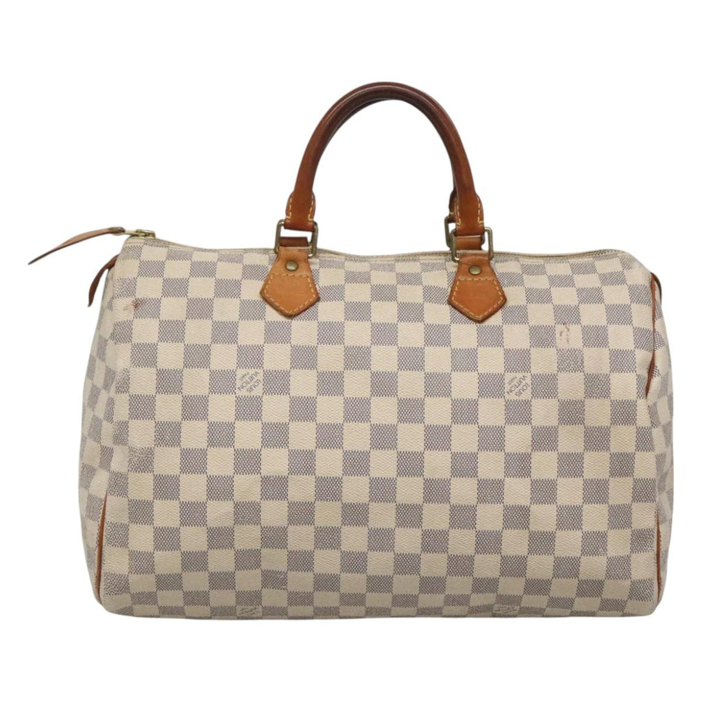 LOUIS VUITTON Damier Azur Speedy 35 Hand Bag N41535 LV PP523