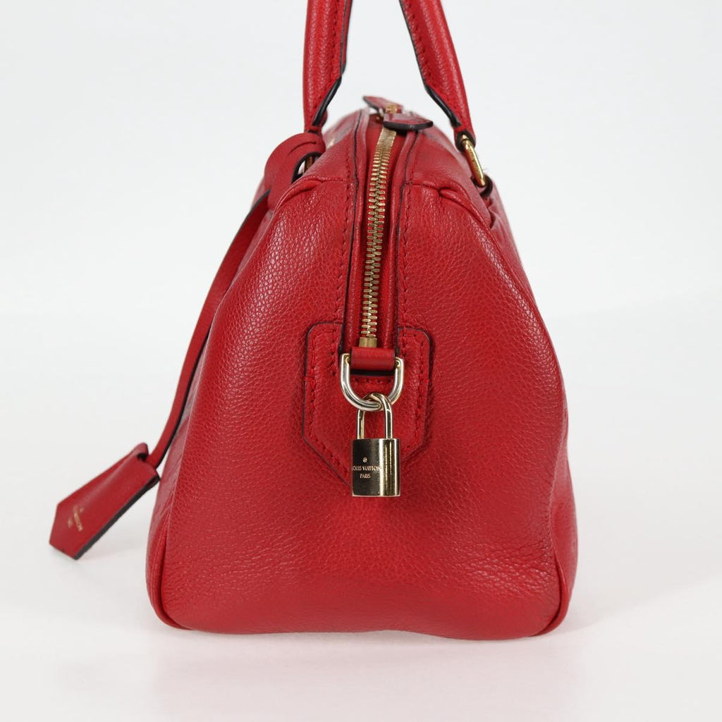 LOUIS VUITTON Empreinte Speedy Bandouliere 25NM Bag Red Slys M42399 PP711M