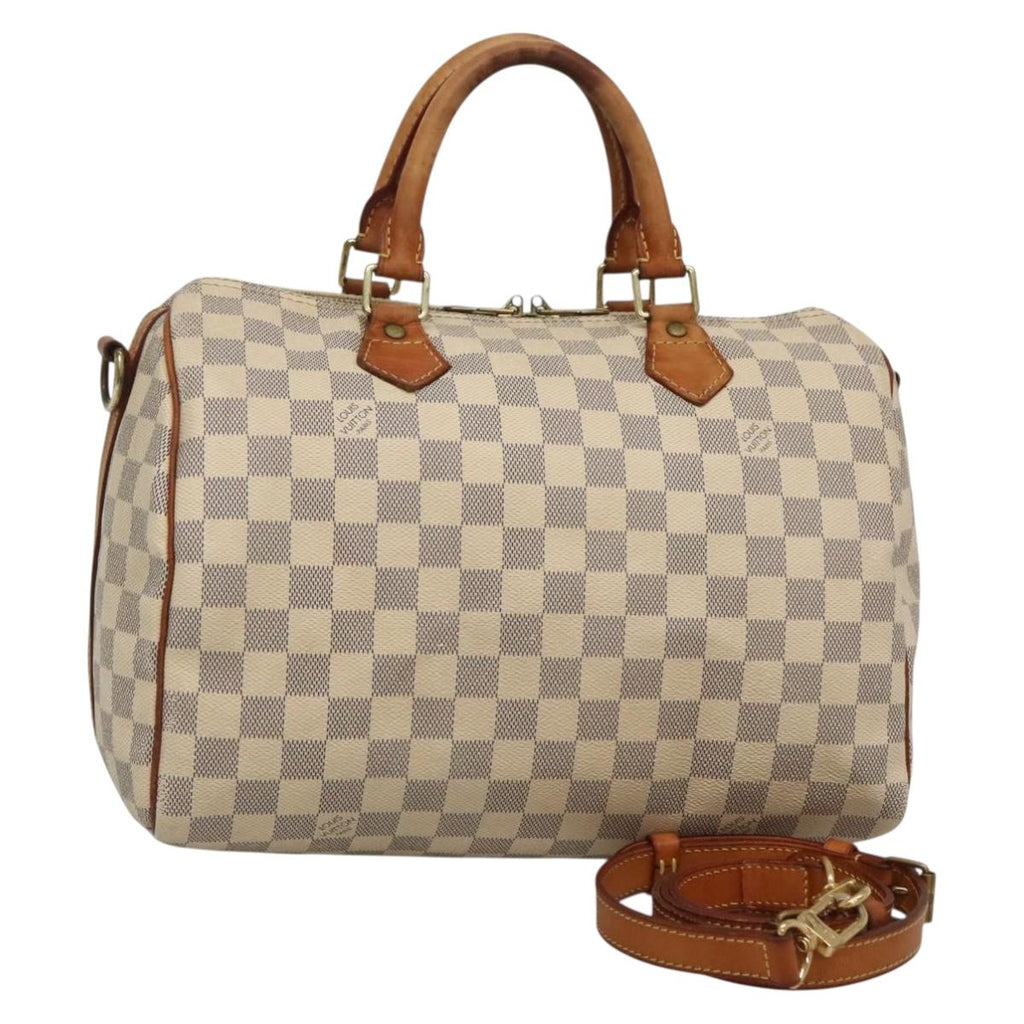 LOUIS VUITTON Damier Azur Speedy Bandouliere 30 Bag 2way N41052 LV PP838