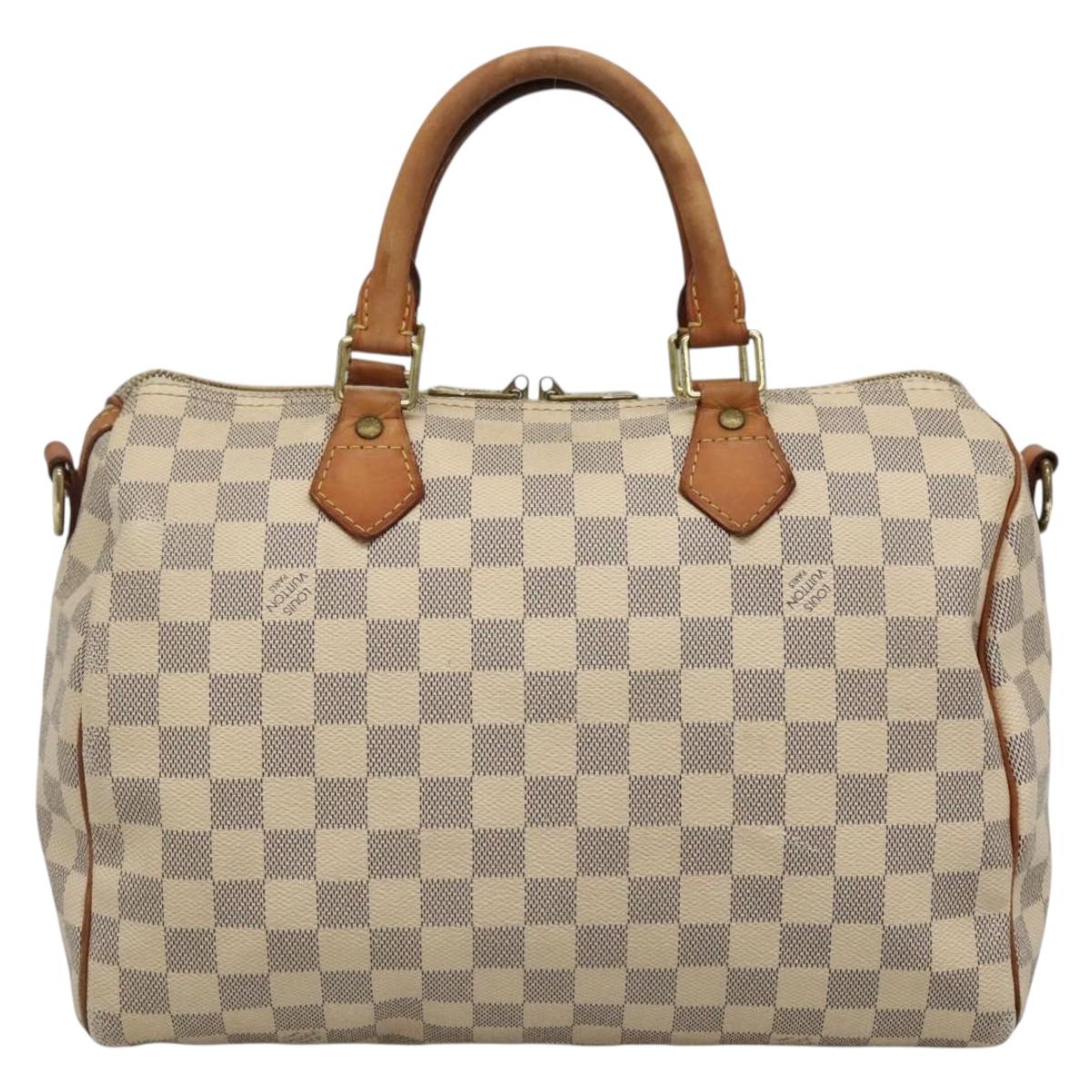 LOUIS VUITTON Damier Azur Speedy Bandouliere 30 Bag 2way N41052 LV PP838